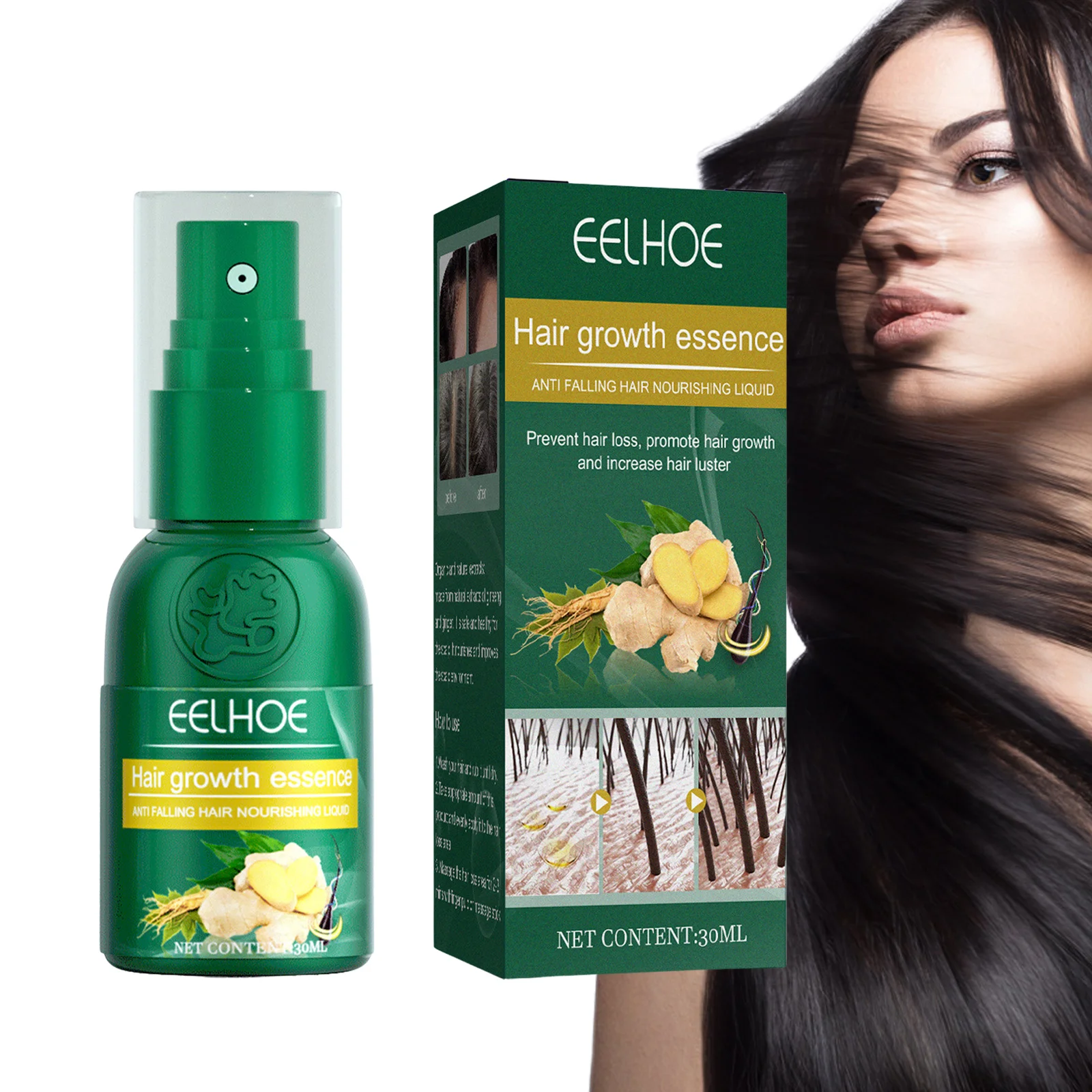 Ginger Hair Growth Spray Hair Regrowth Spray For Hair Rapid Growth Safe And Healthy Organic Growth Hair Care Nutrition Spray
Ginger Hair Growth Spray Hair Regrowth Spray For Hair Rapid Growth Safe And Healthy Organic Growth Hair Care Nutrition Spray