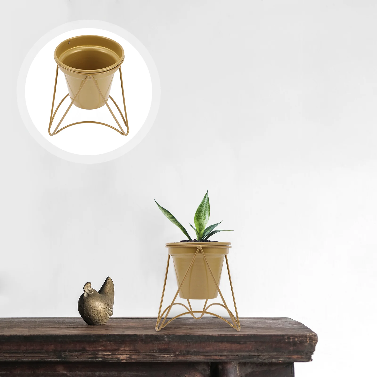 1 Set of Iron Flower Pot with Storage Rack Balcony Decorate Flower Planter
1 Set of Iron Flower Pot with Storage Rack Balcony Decorate Flower Planter