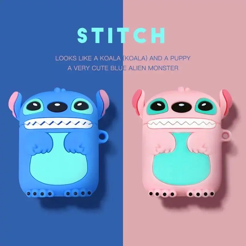 Disney Cartoon Stitch Wireless Bluetooth Headset Sleeve for AirPods Protective Sleeve 1 2 Generation Silicone Soft Shell
Disney Cartoon Stitch Wireless Bluetooth Headset Sleeve for AirPods Protective Sleeve 1 2 Generation Silicone Soft Shell