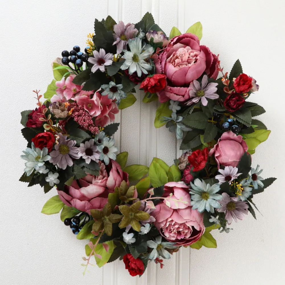 Valentine's Day Artificial Wreath Wedding Anniversary Front Door Wall Hanging Decoration Garlands Festival Party Decor Supplies
Valentine's Day Artificial Wreath Wedding Anniversary Front Door Wall Hanging Decoration Garlands Festival Party Decor Supplies