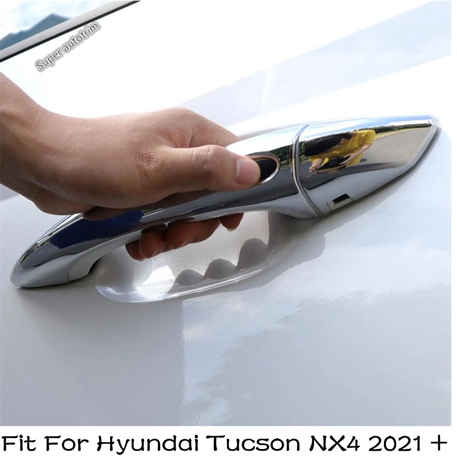 Chrome Car Door Handles Cover Trim 5PCS Fit For Hyundai Tucson NX4 2021 - 2023 Carbon Fiber Look Exterior Refit Kit Accessories
Chrome Car Door Handles Cover Trim 5PCS Fit For Hyundai Tucson NX4 2021 - 2023 Carbon Fiber Look Exterior Refit Kit Accessories
