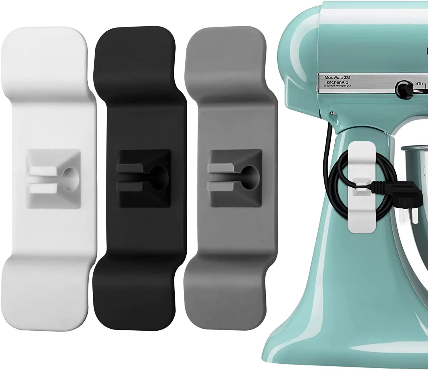 Cord Organizer Wrapper Clips Holder Wire Hider Cable Winder Management Wrap Storage For Kitchen Appliances TV Data Cable Charger 
Cord Organizer Wrapper Clips Holder Wire Hider Cable Winder Management Wrap Storage For Kitchen Appliances TV Data Cable Charger