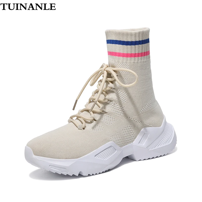 TUINANLE Women High Top Sneakers Lightweight Sports Shoes Platform Zapatillas Mujer Flats Female Sneakers Women Casual Shoes
TUINANLE Women High Top Sneakers Lightweight Sports Shoes Platform Zapatillas Mujer Flats Female Sneakers Women Casual Shoes
