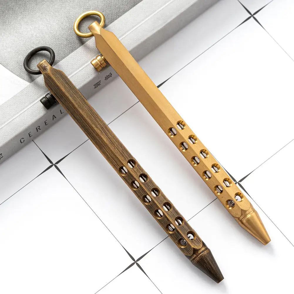 Retro Brass Ballpoint Pen Lightweight Bolt Action Writing Tool School Office Stationery Supplies Business Gift
Retro Brass Ballpoint Pen Lightweight Bolt Action Writing Tool School Office Stationery Supplies Business Gift