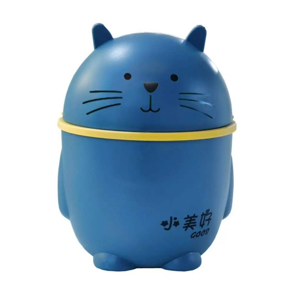 Пластиковое мусорное ведро с мультяшным котом
Пластиковое мусорное ведро с мультяшным котом