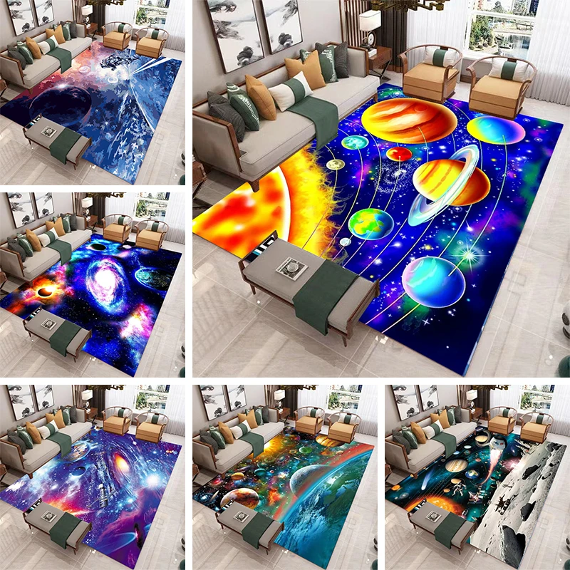 Space Star Planet Style Rug Decoration for Bedroom Living Room Rugs Anti-slip Nordic Style Art Doormat Cute Room Decor Gift
Space Star Planet Style Rug Decoration for Bedroom Living Room Rugs Anti-slip Nordic Style Art Doormat Cute Room Decor Gift