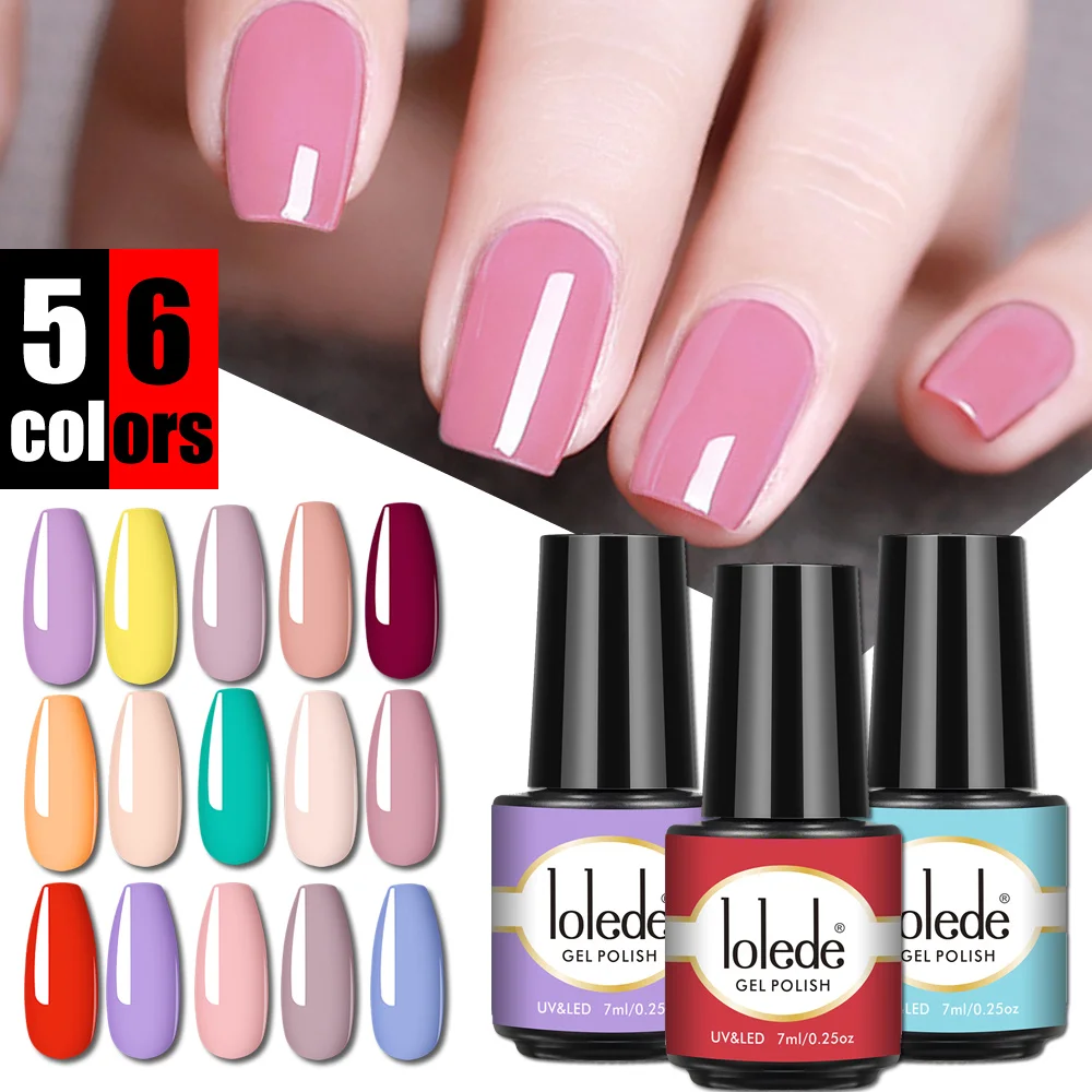 Lolede 7ml Nail Gel Polish Semi Permanent Gel Varnish Base Top Coat UV LED Gel Varnish Soak Off Nail Art Gel Nail Polish
Lolede 7ml Nail Gel Polish Semi Permanent Gel Varnish Base Top Coat UV LED Gel Varnish Soak Off Nail Art Gel Nail Polish