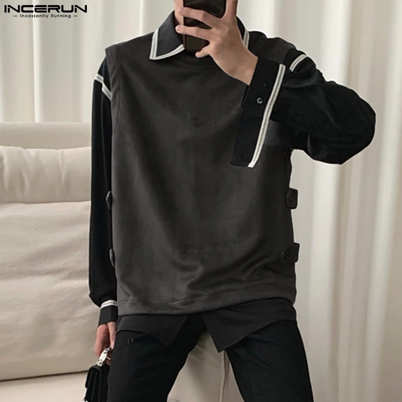 INCERUN Men Vests Solid Color O-neck Sleeveless Streetwear Faux Suede Fabric Casual Waistcoats Men 2023 Spring Loose Vests S-5XL 
INCERUN Men Vests Solid Color O-neck Sleeveless Streetwear Faux Suede Fabric Casual Waistcoats Men 2023 Spring Loose Vests S-5XL