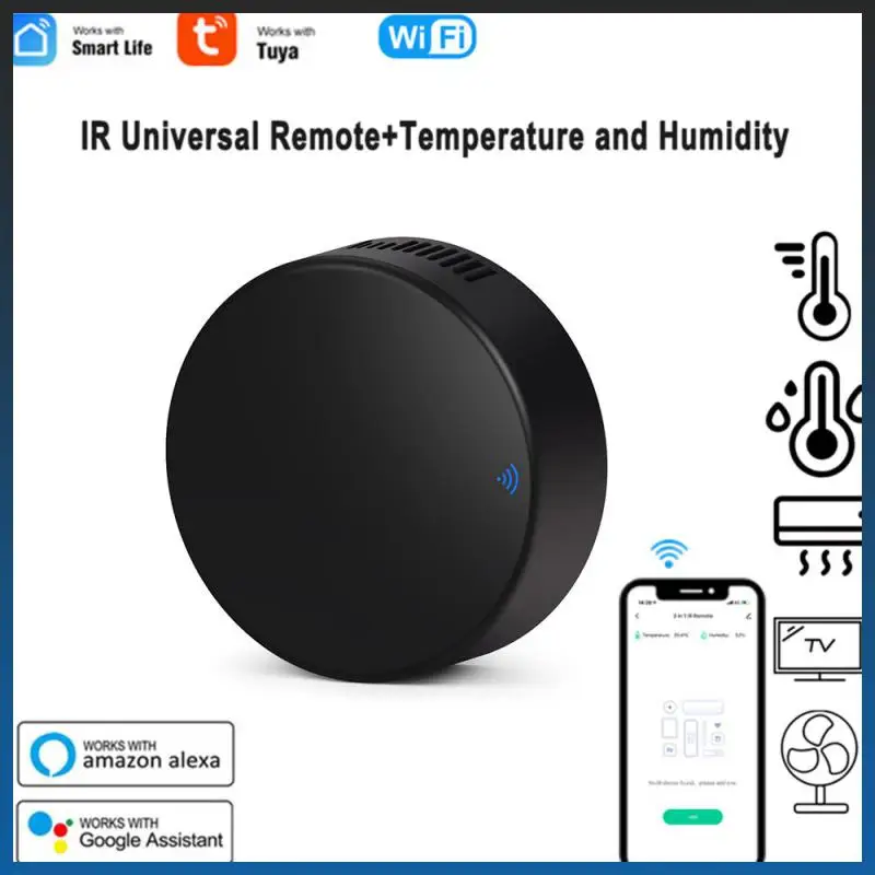 Tuya Temperature And Humidity Sensor Smart WiFi IR Remote Control Remote Voice Control Works With Alexa Google Home Smart Life
Tuya Temperature And Humidity Sensor Smart WiFi IR Remote Control Remote Voice Control Works With Alexa Google Home Smart Life