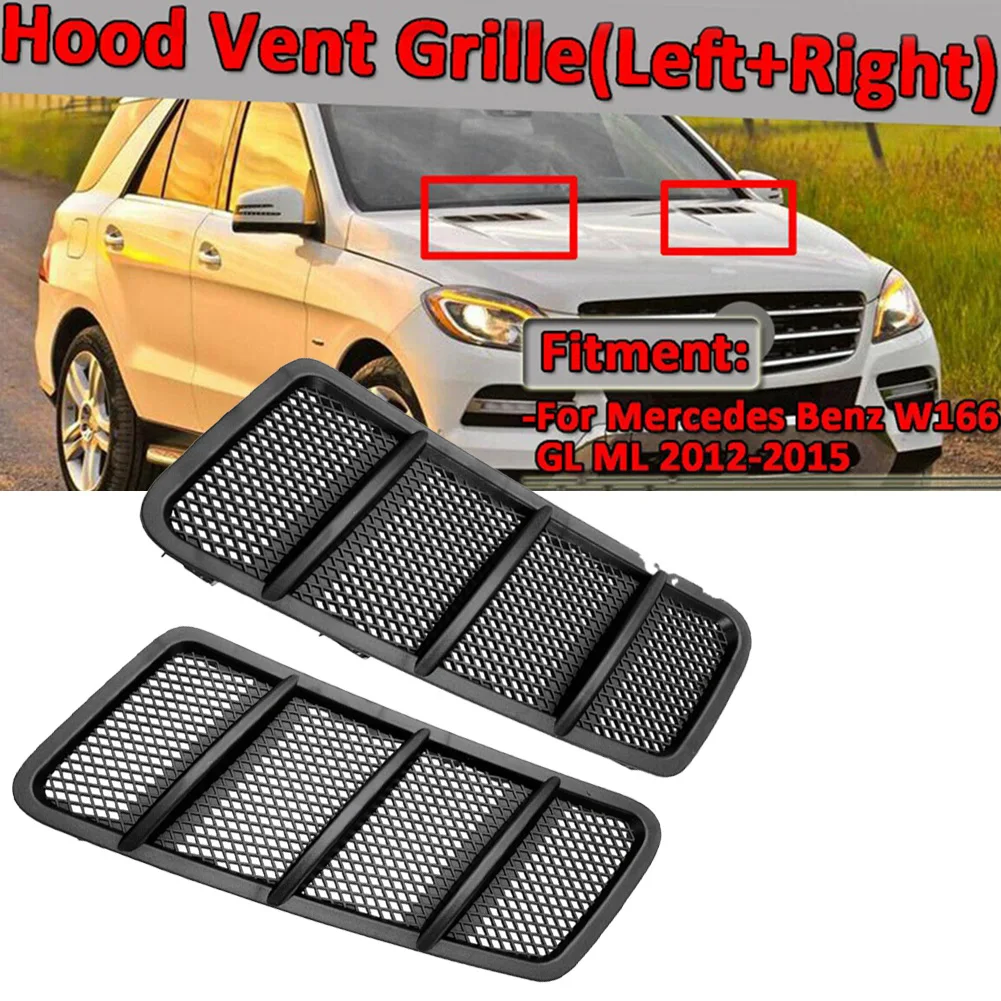 Grille Hood Hood Vent Grille (166 Hood Air Outlet) 1668800105 1668800205 2pcs Air Vent Grille Cover GL550 GL63 ML
Grille Hood Hood Vent Grille (166 Hood Air Outlet) 1668800105 1668800205 2pcs Air Vent Grille Cover GL550 GL63 ML