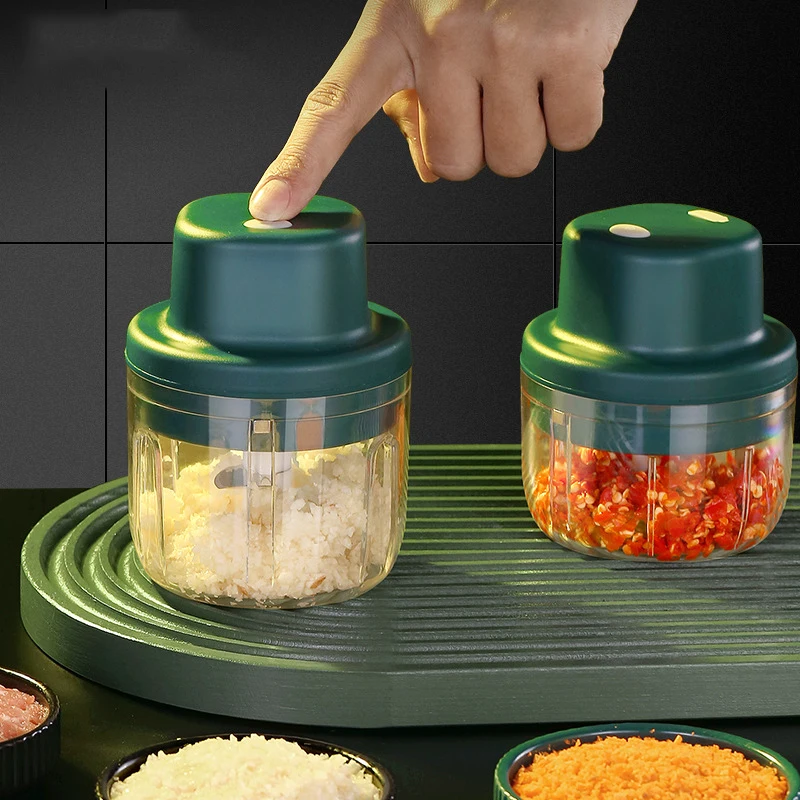 Electric Garlic Chopper Food Processor USB Charging Vegetable Chopper for Nuts Chili Onions Meat and Spices kitchen accessories
Electric Garlic Chopper Food Processor USB Charging Vegetable Chopper for Nuts Chili Onions Meat and Spices kitchen accessories