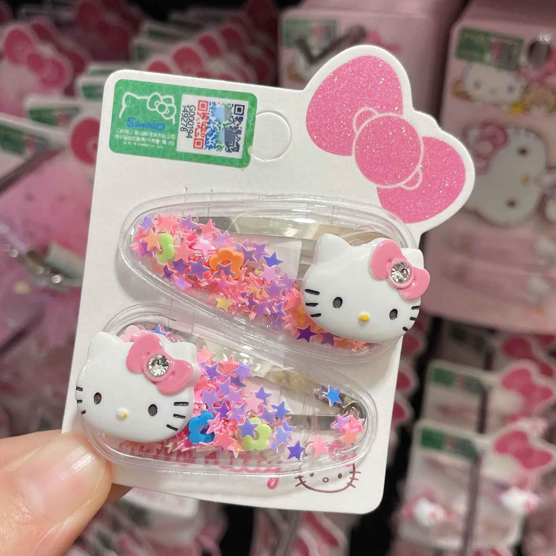Hello Kitty Children's Hair Accessories Hello kitty Baby Headdress Cute Cartoon Hair Clip Hairpin
Hello Kitty Children's Hair Accessories Hello kitty Baby Headdress Cute Cartoon Hair Clip Hairpin