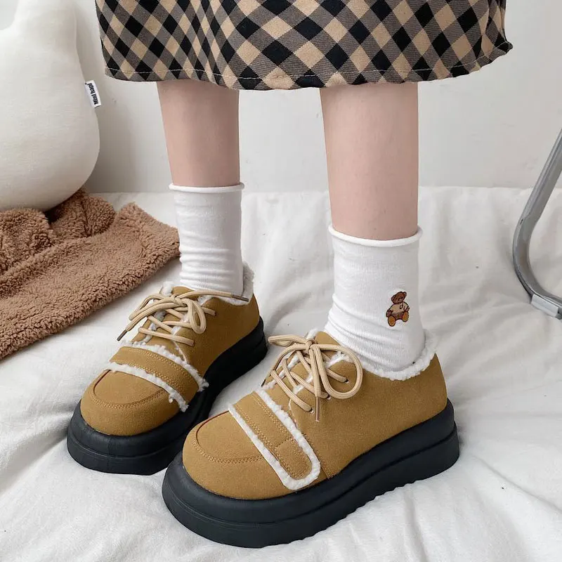 Зимняя обувь для женщин, женская обувь, обувь для сабо, платформа, платформа, криперы, новинка, ретро, ПУ, Короткие Плюшевые, резиновые, в римс...
Зимняя обувь для женщин, женская обувь, обувь для сабо, платформа, платформа, криперы, новинка, ретро, ПУ, Короткие Плюшевые, резиновые, в римс...