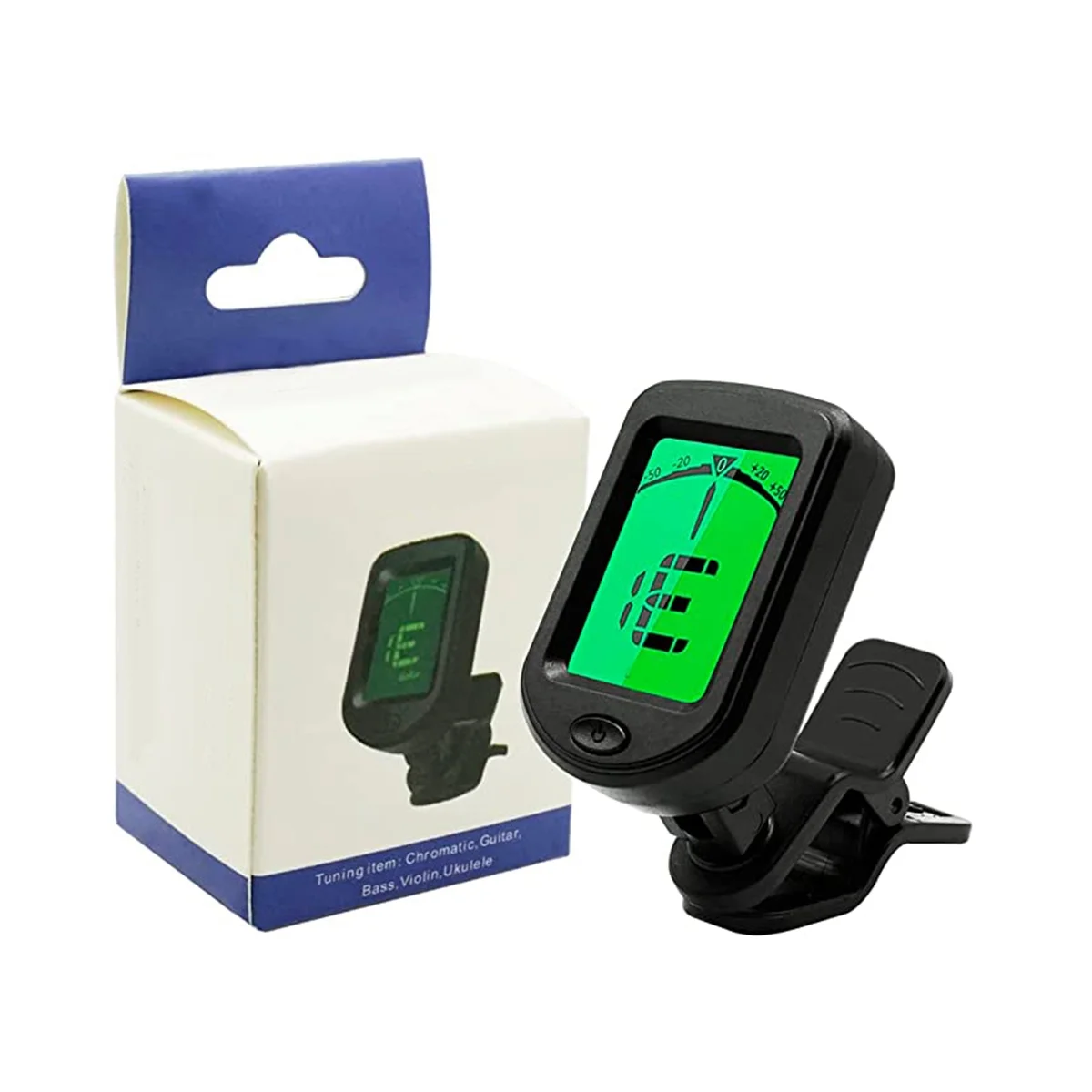 Professional Clip on Guitar Tuner for Acoustic/Electric Guitar, Ukulele, Violin, Bass, Chromatic Tuning Modes (1
Professional Clip on Guitar Tuner for Acoustic/Electric Guitar, Ukulele, Violin, Bass, Chromatic Tuning Modes (1