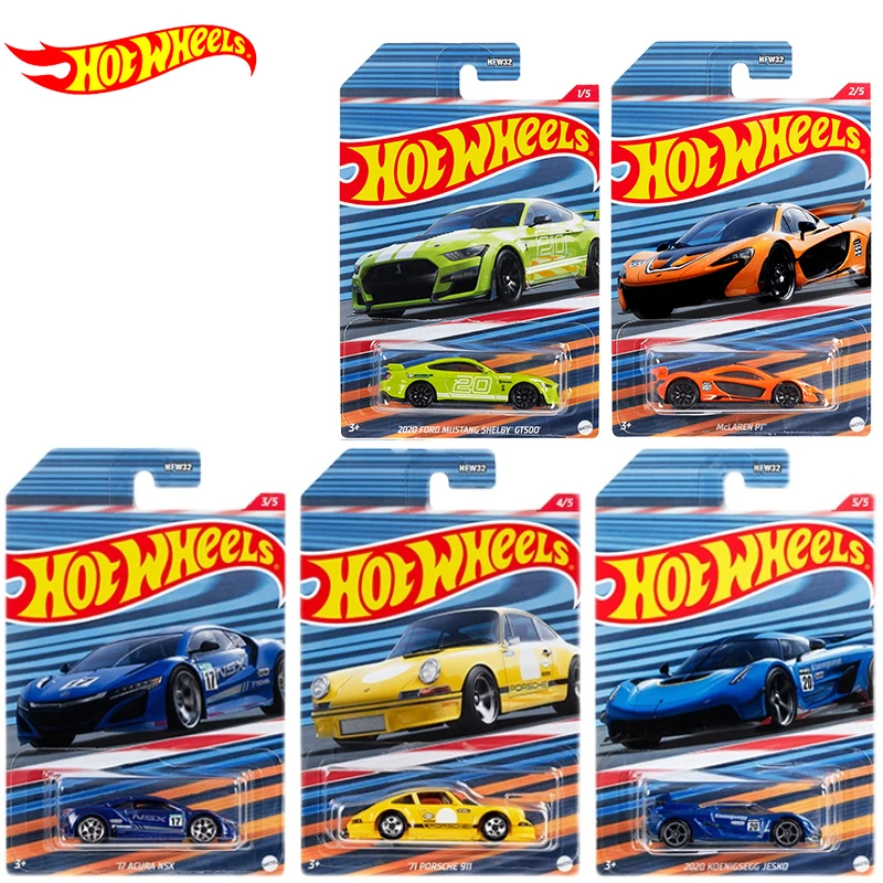 

Original Hot Wheels Car Racing Circuit Diecast 1/64 Acura NSX Porsche 911 Koenigsegg Kids Boys Toys for Children Birthday Gift
