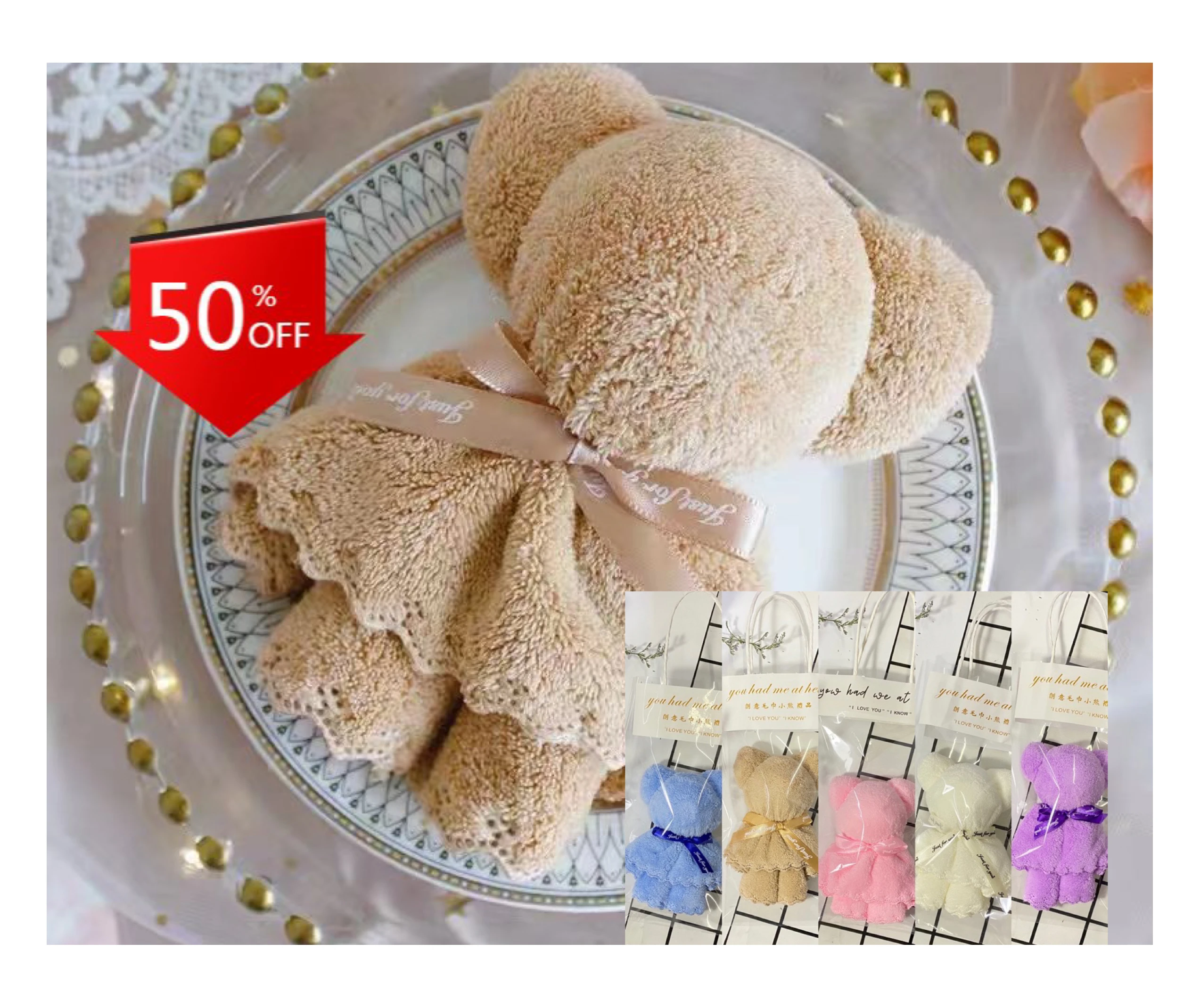 10 Sets Wedding Gifts for Guests Beautiful Soft Creative Bear Towels With Exquisite Handbag Party Birthday Festival Souvenirs
10 Sets Wedding Gifts for Guests Beautiful Soft Creative Bear Towels With Exquisite Handbag Party Birthday Festival Souvenirs