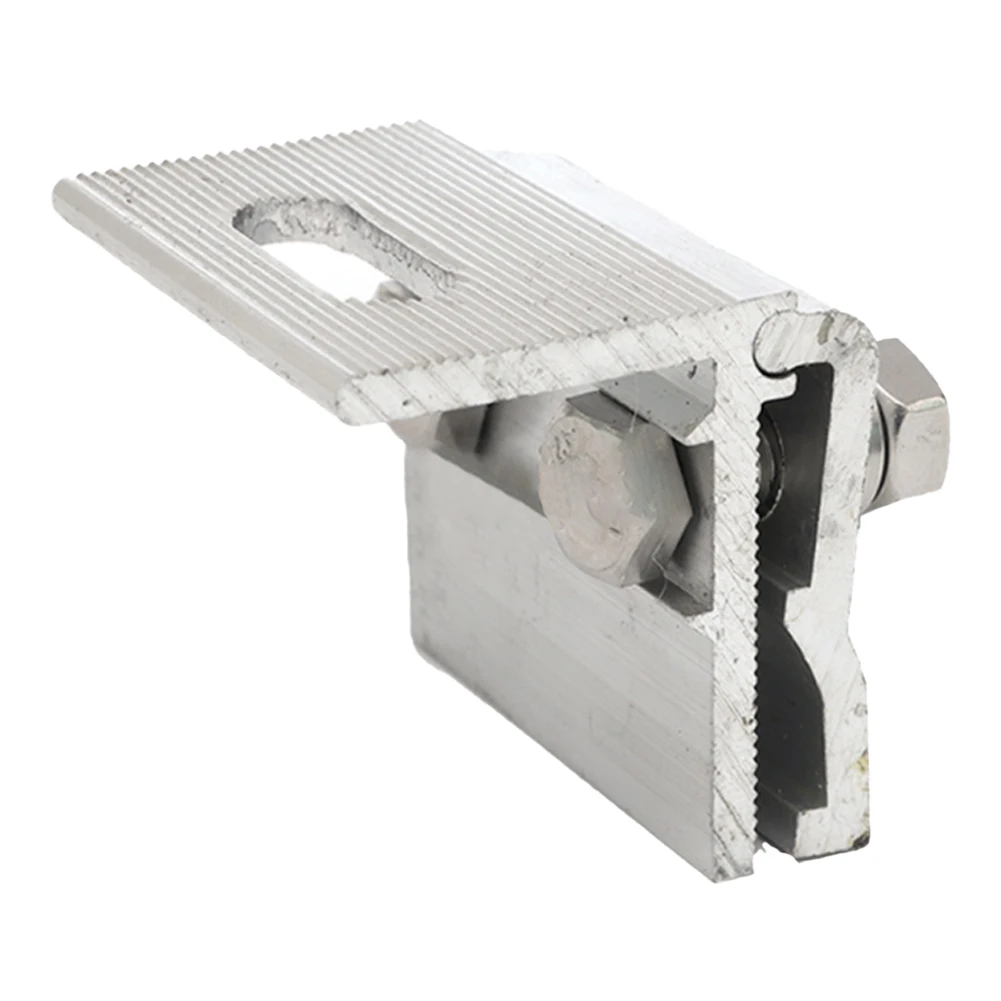 Roof Clamps PV Solar Module Outdoor Durable Horizontal Mounted Metal Standing Clamp Portable Sliver Aluminum Alloy
Roof Clamps PV Solar Module Outdoor Durable Horizontal Mounted Metal Standing Clamp Portable Sliver Aluminum Alloy