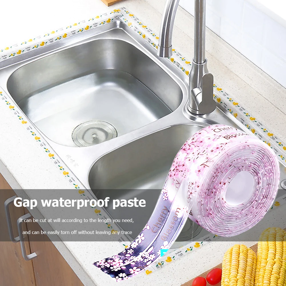Bathroom Sink Sealing Strip Tape Adhesive Wall Stickers Waterproof PVC Mold Proof for Kitchen Countertop Stove Toilet Gap
Bathroom Sink Sealing Strip Tape Adhesive Wall Stickers Waterproof PVC Mold Proof for Kitchen Countertop Stove Toilet Gap