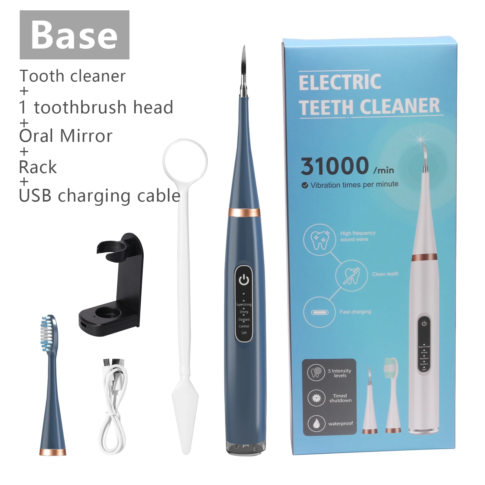 

Ultrasonic Electric Teeth Cleaner Dental Scaler Dental Tooth Calculus Stains Tartar Remover Tool Teeth Whitening Oral Irrigator