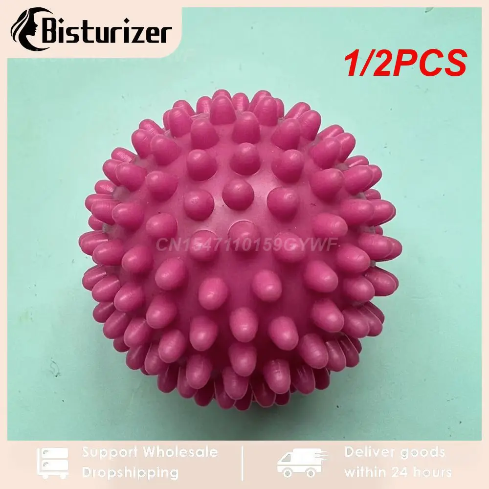 

1/2PCS Durable PVC Spiky Massage Ball Trigger Point Sport Fitness Hand Foot Pain Relief Plantar Fasciitis Reliever Hedgehog 7cm