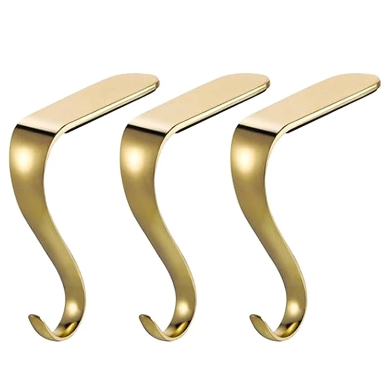3Pcs Hook Up Christmas Decor Gold Clothes Rack Hooks For Keys Fireplace Hanger Christmas Metal Hook Metal S Hooks Easy Install
3Pcs Hook Up Christmas Decor Gold Clothes Rack Hooks For Keys Fireplace Hanger Christmas Metal Hook Metal S Hooks Easy Install