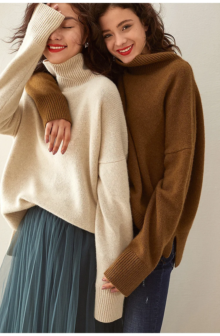 G 2022 Autumn and Winter Women's Cashmere Sweater Women's Turtleneck Cashmere Knitted Inner Sweater Pullover Women's Sweater
G 2022 Autumn and Winter Women's Cashmere Sweater Women's Turtleneck Cashmere Knitted Inner Sweater Pullover Women's Sweater