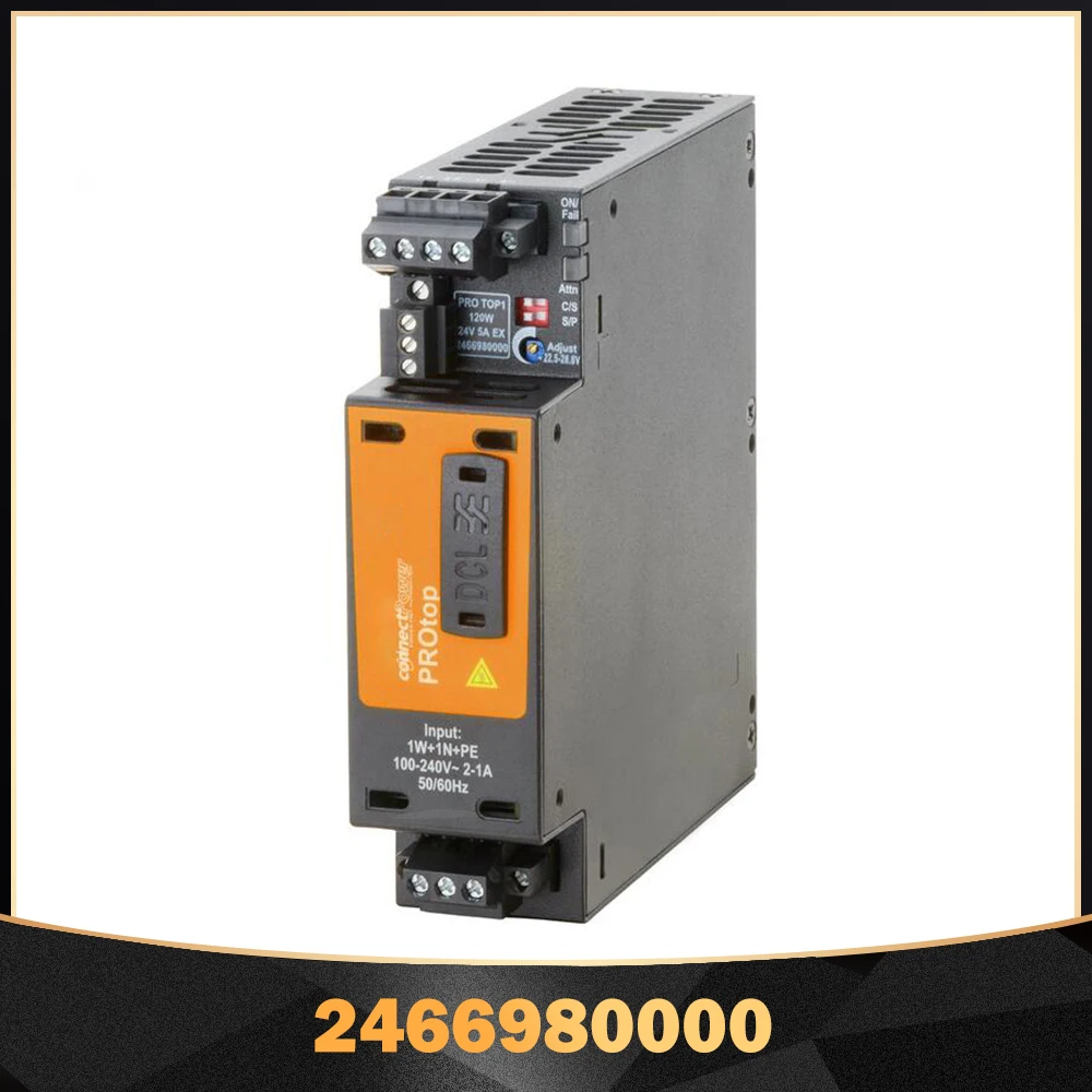 2466980000 для Weidmuller импульсный источник питания PRO TOP1 120 Вт 24 В 5A EX
2466980000 для Weidmuller импульсный источник питания PRO TOP1 120 Вт 24 В 5A EX