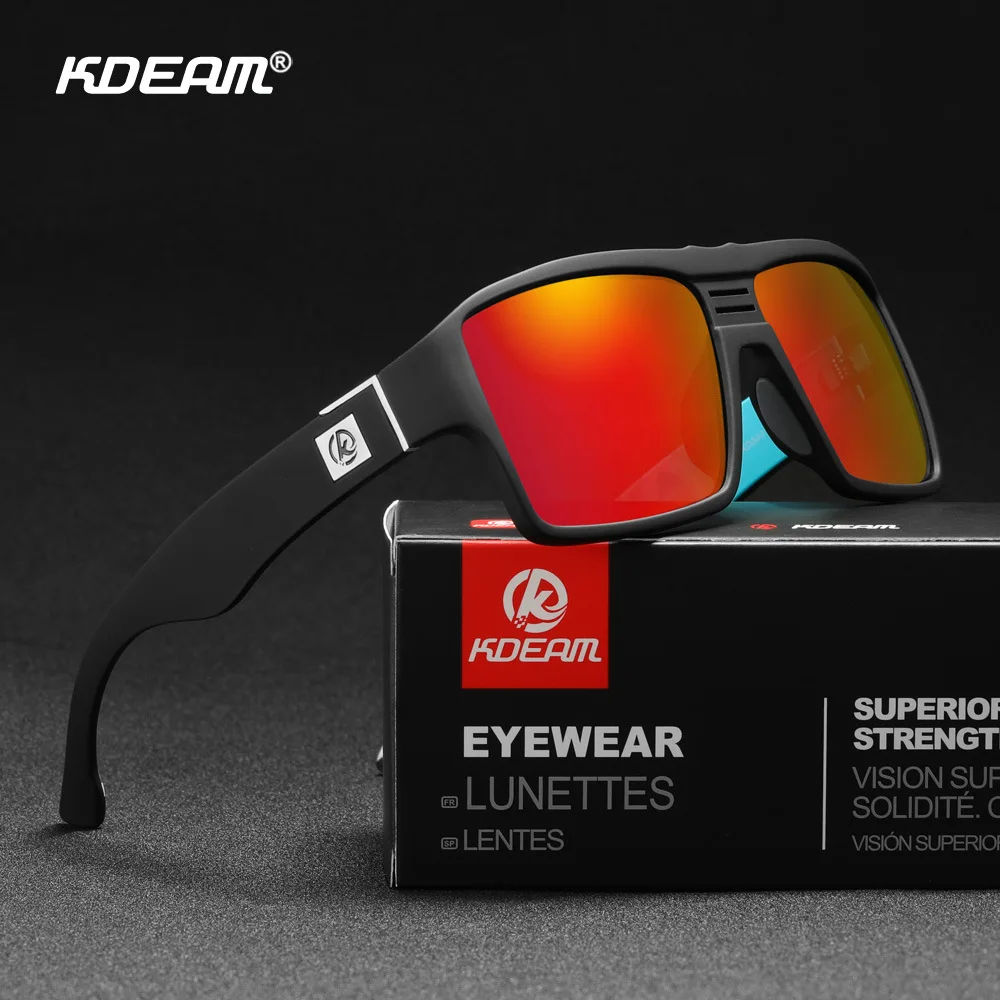 Мужские и женские квадратные очки KDEAM, разноцветные солнцезащитные очки с поляризацией, UV400, 2022
Мужские и женские квадратные очки KDEAM, разноцветные солнцезащитные очки с поляризацией, UV400, 2022