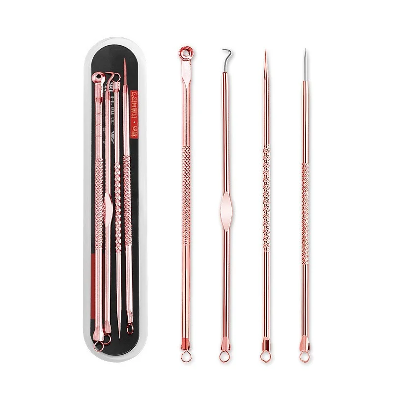 4Pcs/set Acne Blackhead Comedone Black Pimple Remover Skin Care Women Beauty Acne Treatment Pore Cleanser Needle Hook Makeup Set
4Pcs/set Acne Blackhead Comedone Black Pimple Remover Skin Care Women Beauty Acne Treatment Pore Cleanser Needle Hook Makeup Set