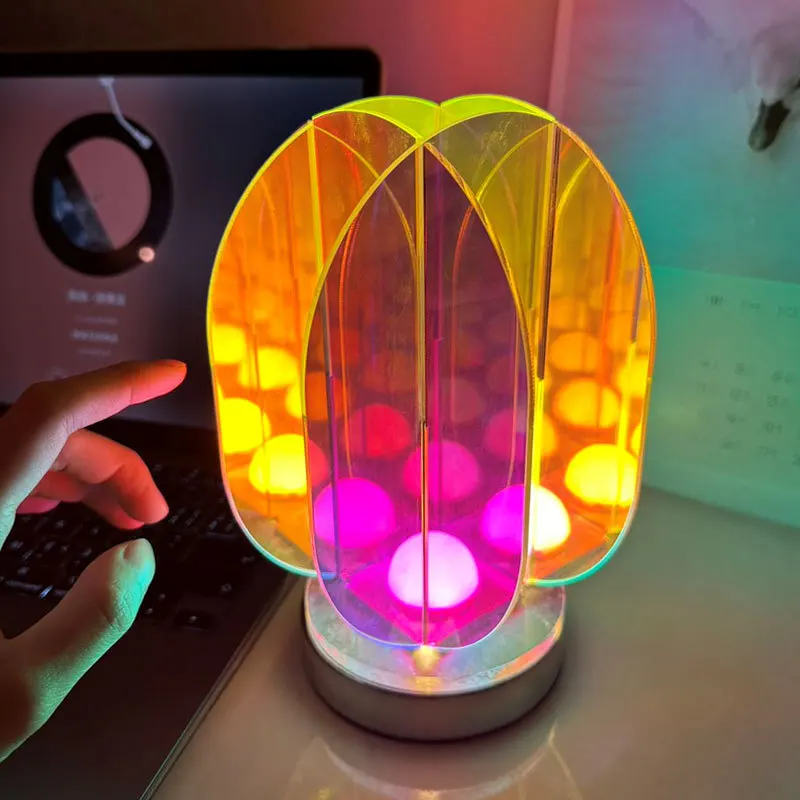 LED Acrylic Night Light USB Power Supply Room Decoration Lamp Geometric Colorful Splicing Table Lamp For Bedroom Decoration
LED Acrylic Night Light USB Power Supply Room Decoration Lamp Geometric Colorful Splicing Table Lamp For Bedroom Decoration