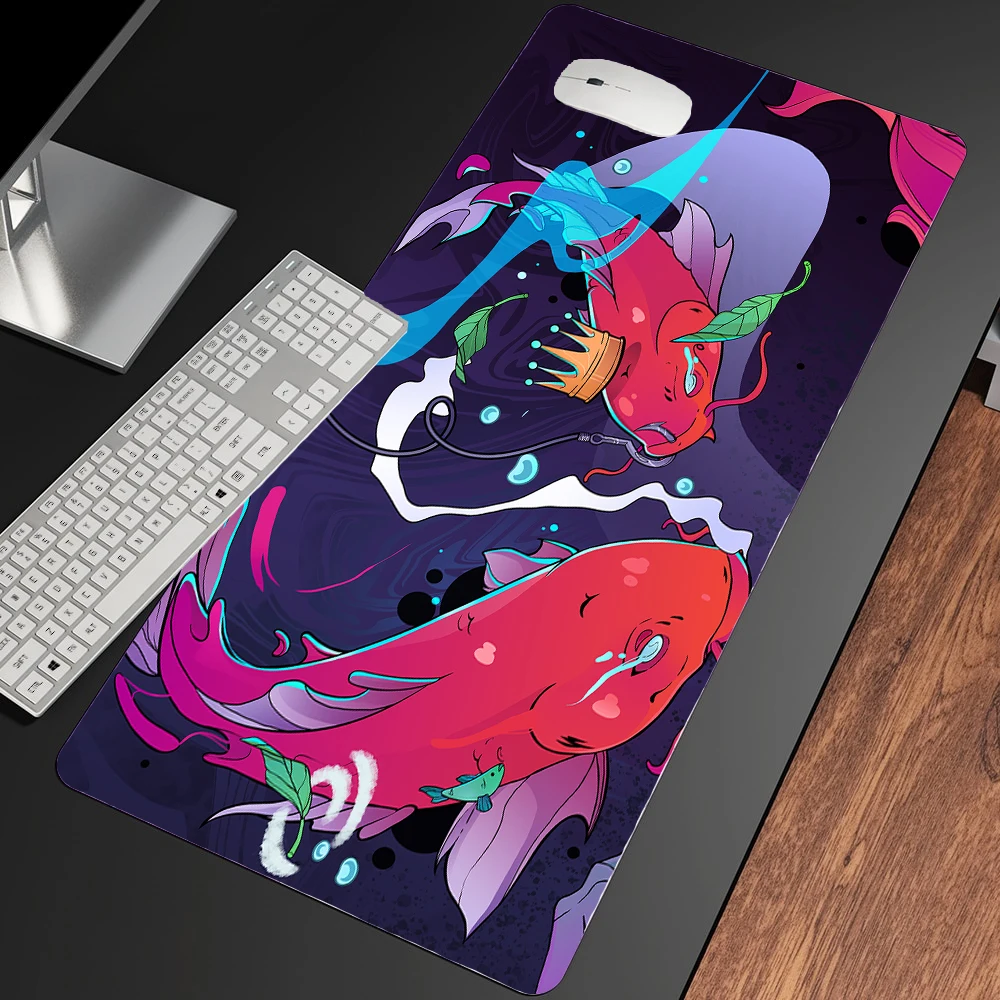 Mono Fish Mouse Ped Gamer Mouse Pad Lock Edge Study Table Mat Desktop Computer Slipmat 900x400 Rubber Laptop Pad on The Table
Mono Fish Mouse Ped Gamer Mouse Pad Lock Edge Study Table Mat Desktop Computer Slipmat 900x400 Rubber Laptop Pad on The Table