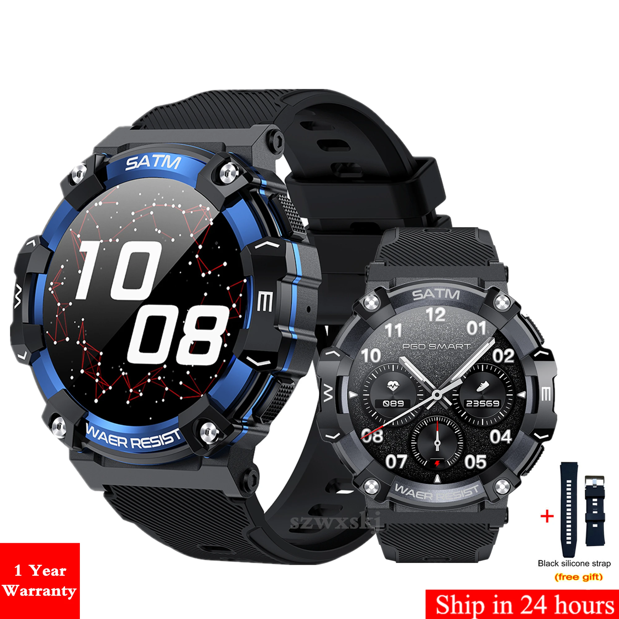 PG666 Smart Watch 1.39“ HD Screen Bluetooth Call 12 Month Warranty 5ATM Outdoor Sport Watch Heart Rate Blood Pressure Smart Band
PG666 Smart Watch 1.39“ HD Screen Bluetooth Call 12 Month Warranty 5ATM Outdoor Sport Watch Heart Rate Blood Pressure Smart Band