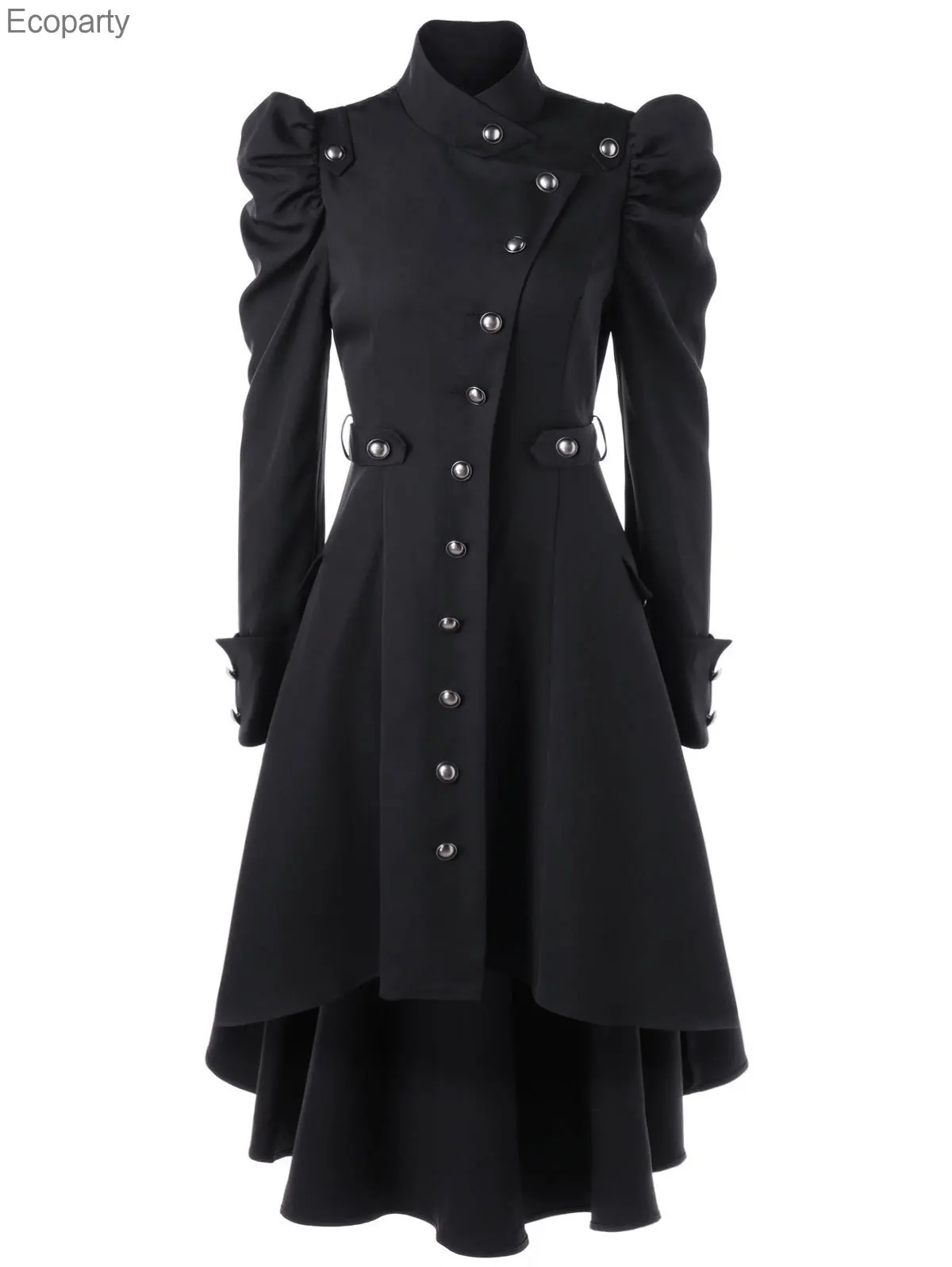 Women Medieval Gothic Steampunk Slim Costume Trench Jacket Fashion Solid Stand Collar irregular Hem Coats Victorian Costume30
Women Medieval Gothic Steampunk Slim Costume Trench Jacket Fashion Solid Stand Collar irregular Hem Coats Victorian Costume30