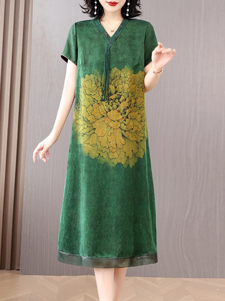 Summer Fashion Luxury Bodycon Casual Midi Dress Women's Print Vintage Silk Evening 2023 New Elegant Pretty Wedding Night Dresses
Summer Fashion Luxury Bodycon Casual Midi Dress Women's Print Vintage Silk Evening 2023 New Elegant Pretty Wedding Night Dresses