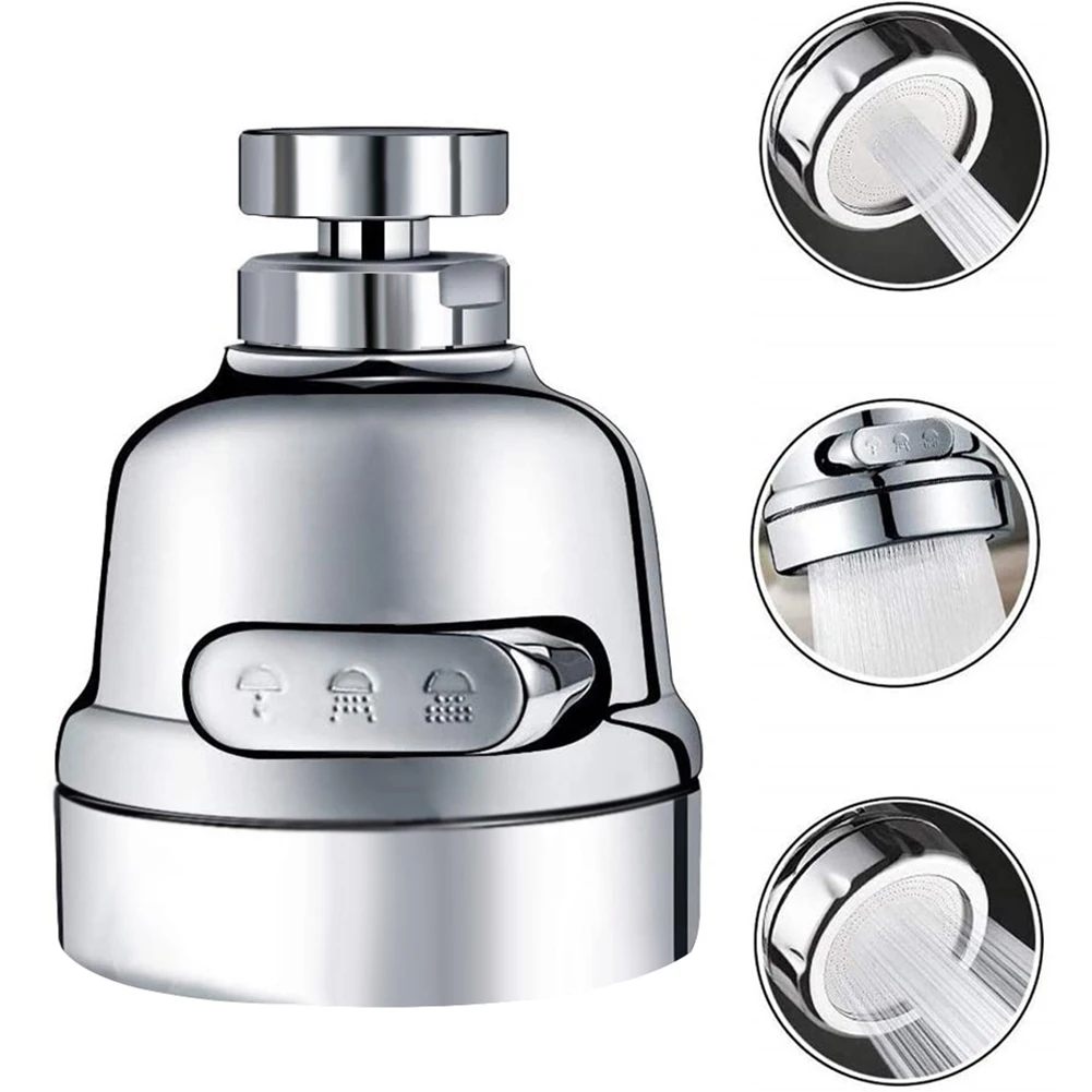 Faucet Extender 3 Modes Saving Tap Head Water Nozzle 360-degree Rotated Sprayer Sink Spray Shower Adapter Bathroom Products
Faucet Extender 3 Modes Saving Tap Head Water Nozzle 360-degree Rotated Sprayer Sink Spray Shower Adapter Bathroom Products