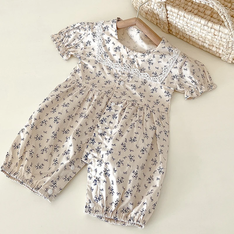 Infant Baby Girls Jumpsuit Short Sleeve Cotton Floral Printing Toddler Baby Girl Romper Summer Baby Girl Clothing
Infant Baby Girls Jumpsuit Short Sleeve Cotton Floral Printing Toddler Baby Girl Romper Summer Baby Girl Clothing