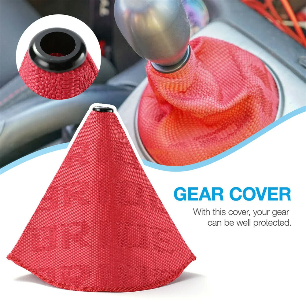 Car Gear Shift Collars Shifter Boot Cover Red Stitching Fabric Shift Knob Universal MT/AT Dust Cover Car Styling
Car Gear Shift Collars Shifter Boot Cover Red Stitching Fabric Shift Knob Universal MT/AT Dust Cover Car Styling