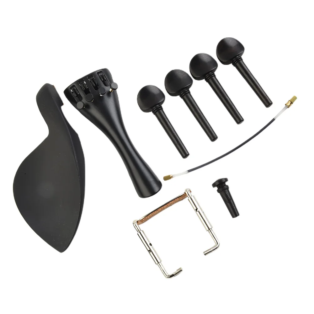 Violin Tailpiece Ebony Endpin Exquisite Parts Pegs Tailgut Tuning Wood Workmanship 1 Set Accessories Brand New
Violin Tailpiece Ebony Endpin Exquisite Parts Pegs Tailgut Tuning Wood Workmanship 1 Set Accessories Brand New