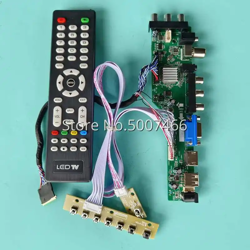 Плата драйвера ЖК-контроллера, совместимая с LVDS HDMI, VGA, AV, USB 1366, 768, матрица 3663, DVB
Плата драйвера ЖК-контроллера, совместимая с LVDS HDMI, VGA, AV, USB 1366, 768, матрица 3663, DVB