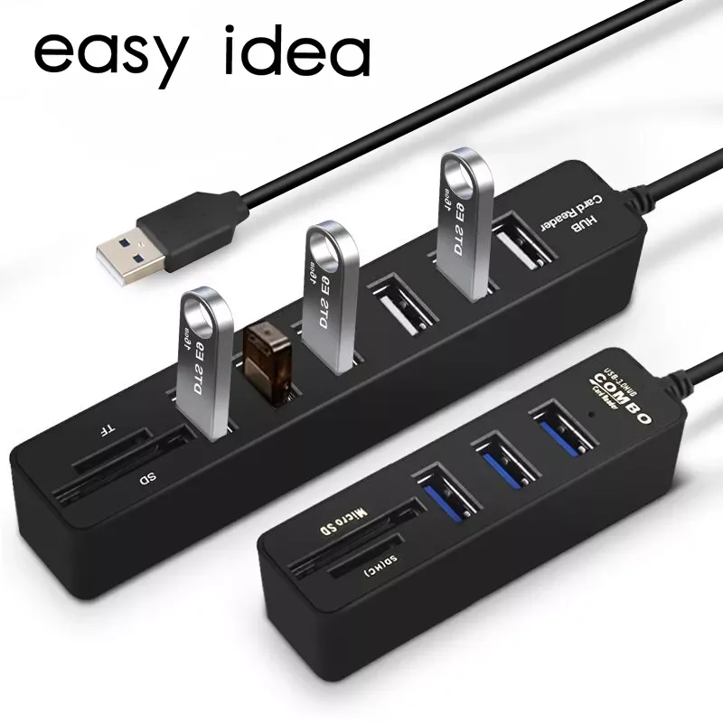 USB Hub 3.0 Multi USB 3.0 Hub USB Splitter High Speed 3 6 Ports 2.0 Hab TF SD Card Reader All In One For PC Computer Accessories
USB Hub 3.0 Multi USB 3.0 Hub USB Splitter High Speed 3 6 Ports 2.0 Hab TF SD Card Reader All In One For PC Computer Accessories