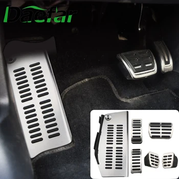 Car Styling Car Pedal Stainless Steel Pad Foot Rest FOR Volkswagen Polo VW Golf 4 Bora Beetle RSi GTI R32 Audi A3 SEAT