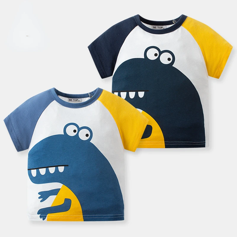 Children's Clothing New Children's Short Sleeve T Shirt Korean Summer Clothes Cartoon Dinosaur Baby Sleeve Boys T Shirt Summer
Children's Clothing New Children's Short Sleeve T Shirt Korean Summer Clothes Cartoon Dinosaur Baby Sleeve Boys T Shirt Summer