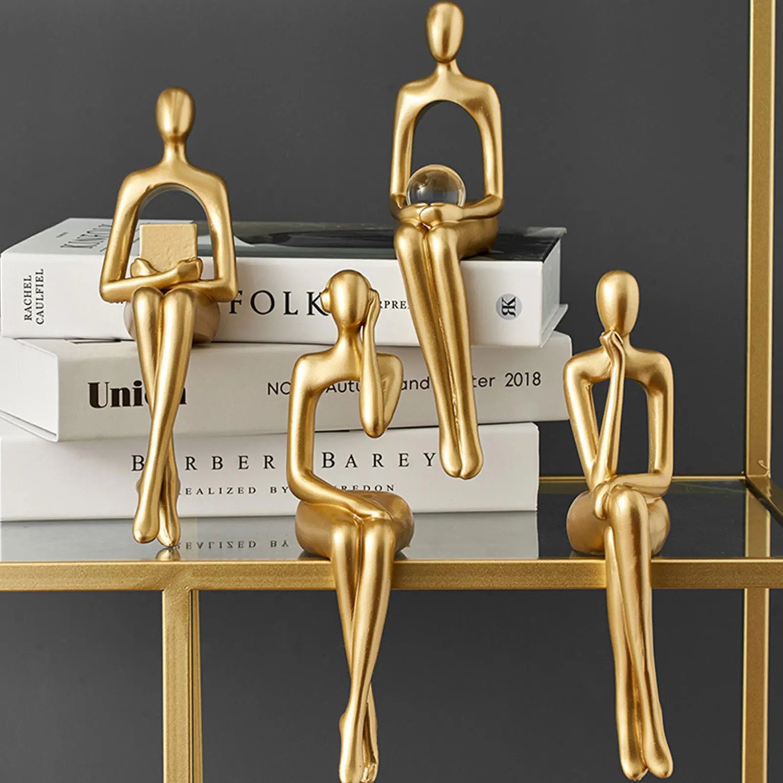 Креативные фигурки золотых персонажей в скандинавском стиле, миниатюры, музыкант, истончик, орнамент, украшение для кабинета, современный д...
Креативные фигурки золотых персонажей в скандинавском стиле, миниатюры, музыкант, истончик, орнамент, украшение для кабинета, современный д...