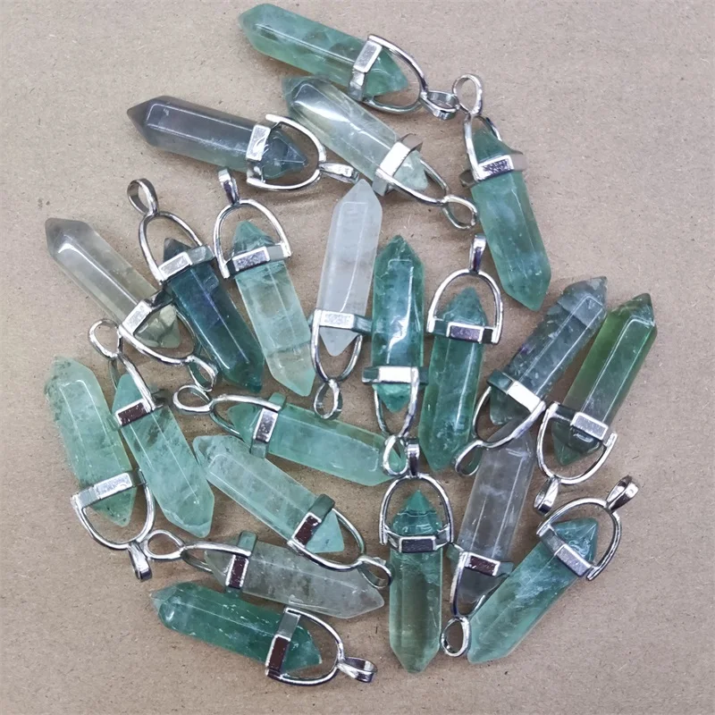 10pcs Fluorite Stone Pendant Hexagon Healing Crystal Pillar Charms for Earrings Necklace Making Wholesale
10pcs Fluorite Stone Pendant Hexagon Healing Crystal Pillar Charms for Earrings Necklace Making Wholesale