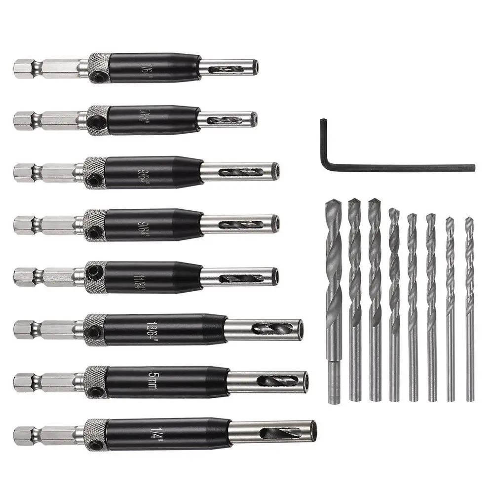 17pcs Door Window Drill Bits 135 ° Diagonal Drill Bit Set Woodworking Tools Suitable For Professionals DIY Enthusiasts
17pcs Door Window Drill Bits 135 ° Diagonal Drill Bit Set Woodworking Tools Suitable For Professionals DIY Enthusiasts