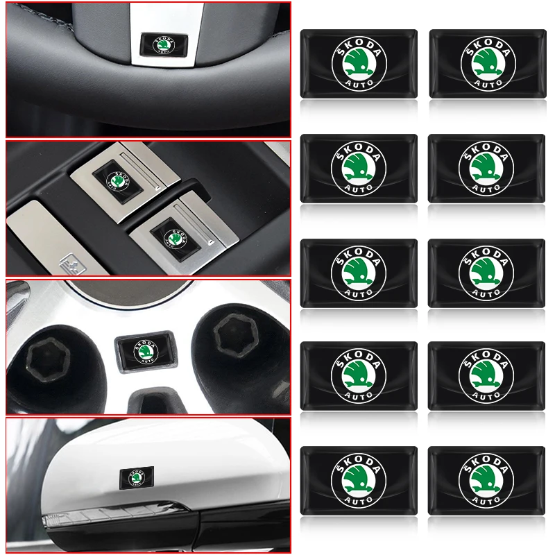 10pcs Car Logo UV Decorative Stickers for Skoda Octavia RAPID Superb Fabia Kodiaq Kamiq Karoq Car Accessories Decoration Goods
10pcs Car Logo UV Decorative Stickers for Skoda Octavia RAPID Superb Fabia Kodiaq Kamiq Karoq Car Accessories Decoration Goods