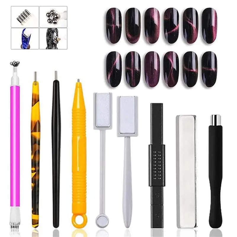 Strong Cat Magnetic Stick UV Gel Polish Varnish Nails French Multi-Function Magnet Pen Painting Gel Cat Eye Effect Manicure Tool
Strong Cat Magnetic Stick UV Gel Polish Varnish Nails French Multi-Function Magnet Pen Painting Gel Cat Eye Effect Manicure Tool