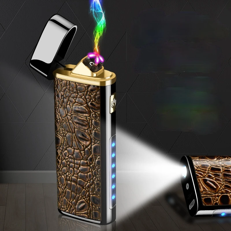 Multifunctional Dual Arc Cigarette Lighter With Lighting USB Rechargeable Lighter Power Display Electric Lighter
Multifunctional Dual Arc Cigarette Lighter With Lighting USB Rechargeable Lighter Power Display Electric Lighter
