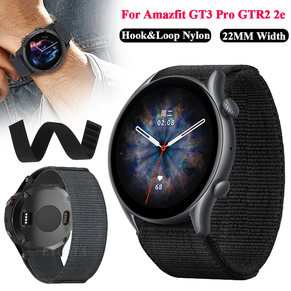 Ремешок нейлоновый для смарт-часов Xiaomi Huami Amazfit GTR 3 Pro/GTR3/2e/47 мм/Stratos 3/2s, 22 мм
Ремешок нейлоновый для смарт-часов Xiaomi Huami Amazfit GTR 3 Pro/GTR3/2e/47 мм/Stratos 3/2s, 22 мм