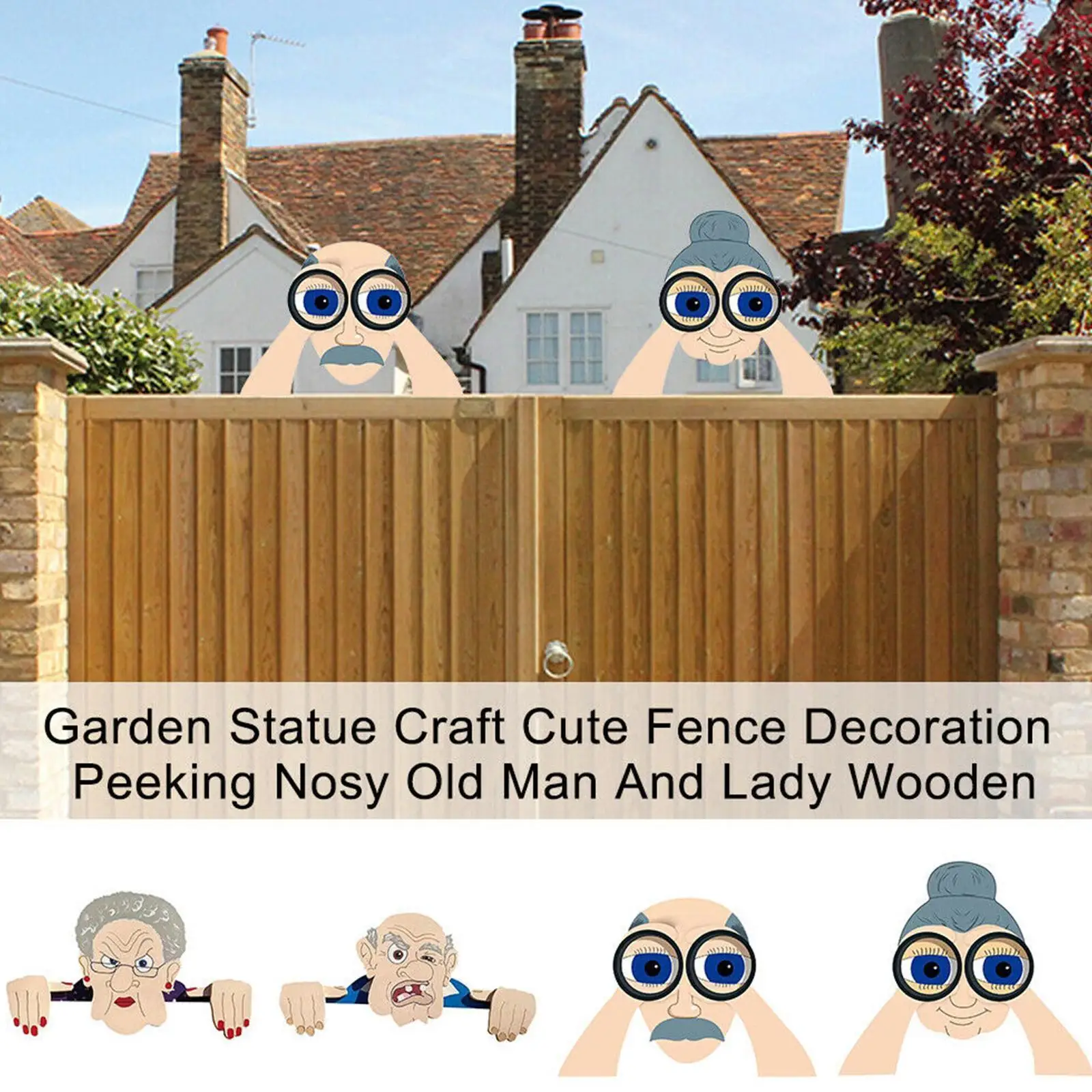 Fence Decoration Nosy Old Man And Lady Garden Yard Art Day Garden Father's Decoracion Decoration Gift Outdoor Dropship Exte C6d6
Fence Decoration Nosy Old Man And Lady Garden Yard Art Day Garden Father's Decoracion Decoration Gift Outdoor Dropship Exte C6d6